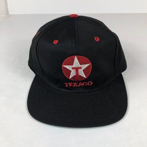 Texaco Halvoline Racing Ernie Irvan Hat Snap Back Adjustable Black Embroidered
